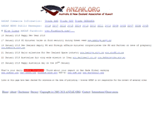 Tablet Screenshot of anzak.org